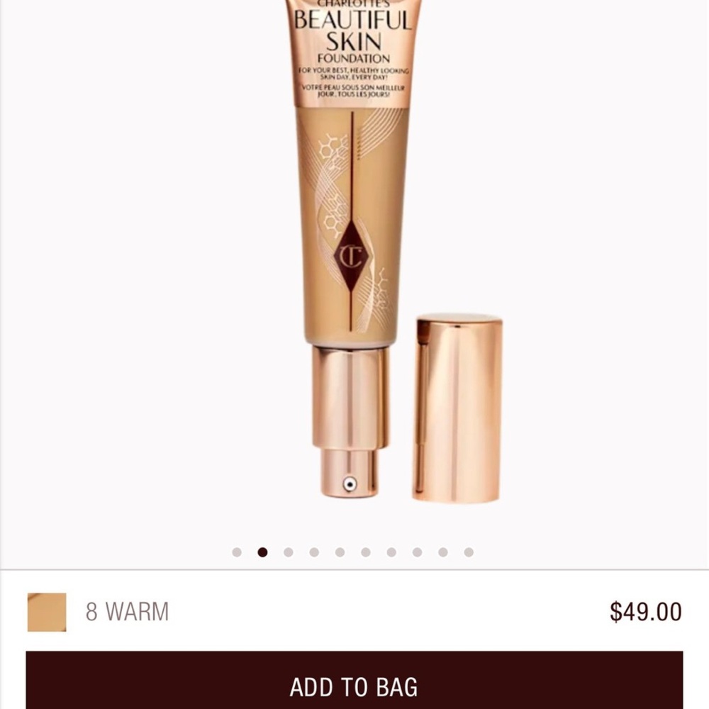 Charlotte Tilbury Beautiful Skin Foundation 8 Warm